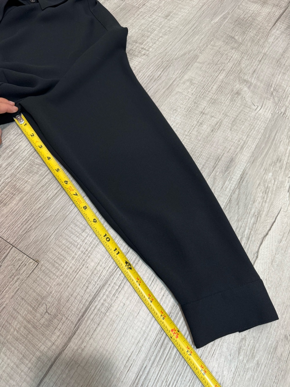 J. Jill Women's Long Sleeveuse Top Tunic Size 2X Black Button Front Polyester - Picture 8 of 13